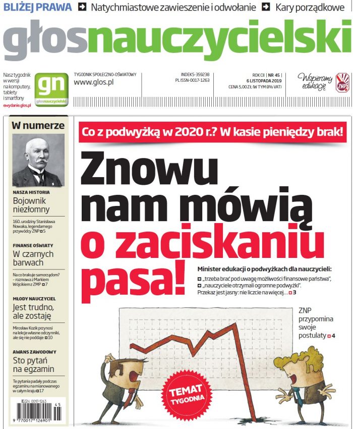Głos: Co z podwyżką w 2020 r.?