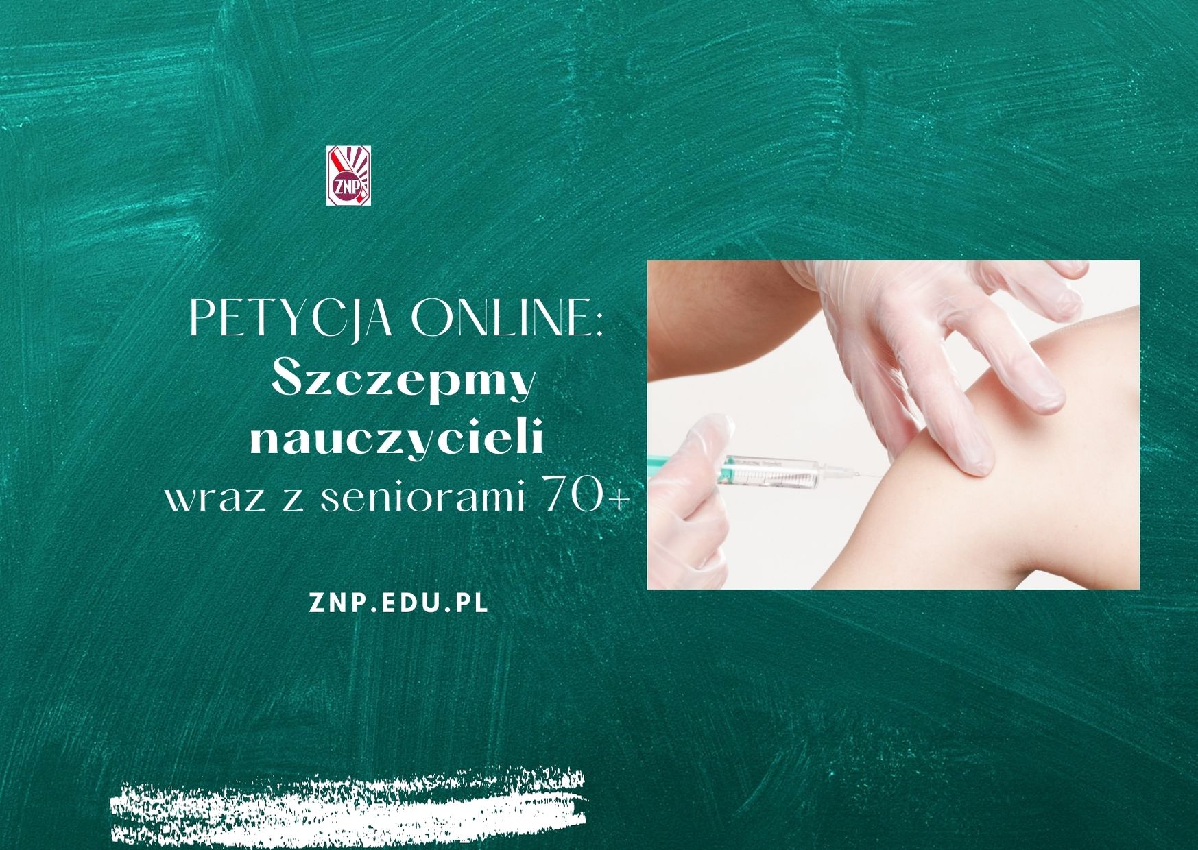 PETYCJA: Szczepmy nauczycieli wraz z seniorami 70+