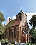 English: Police - Jasienica, Gothic church (14th/18th century), Pomerania, Poland Polski: Police - Jasienica, Kościół, XIV/XVIII wiek Dansk: Kirke (14./18. århundrede) i Police - Jasienica